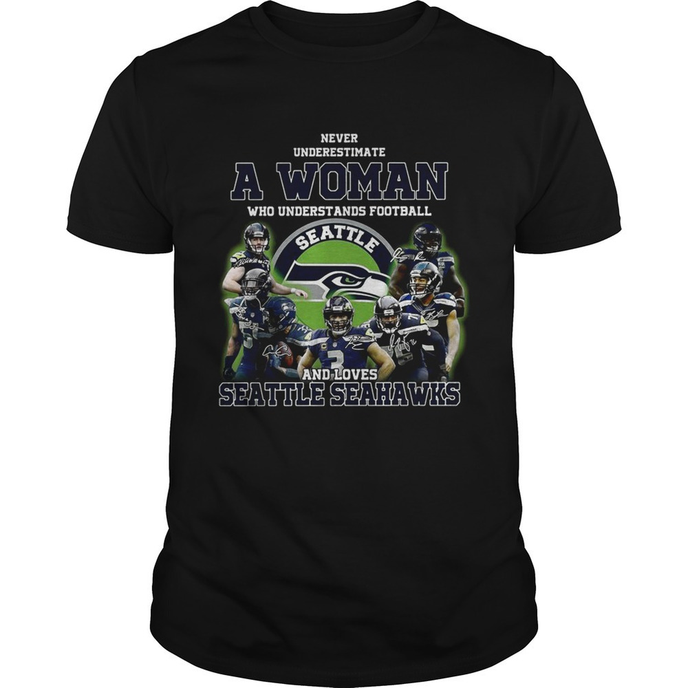 Never Underestimate A Woman Who Understands Football And Loves Seattle - Picture 1 of 4